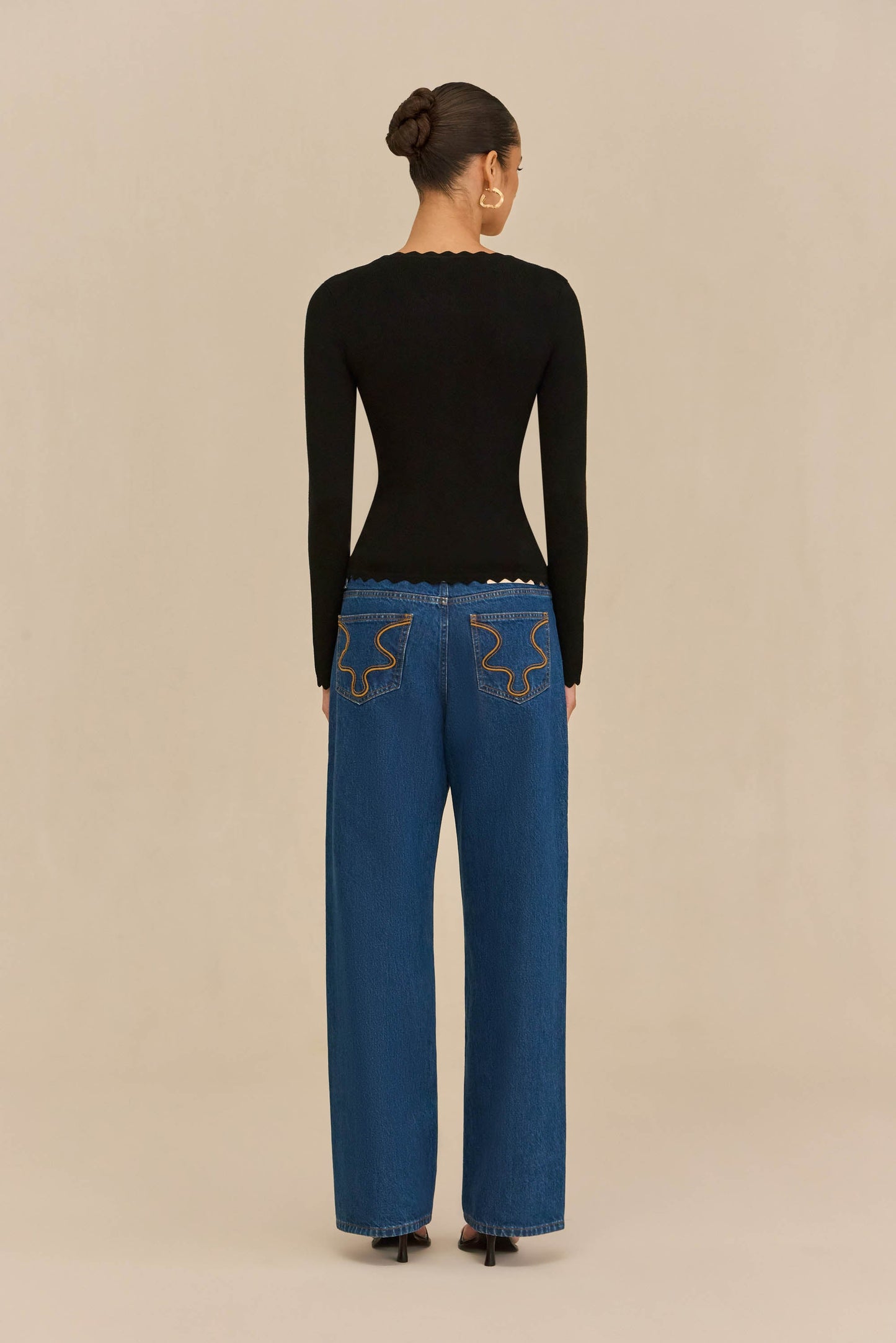 JEAN KNIT TOP Cult Gaia