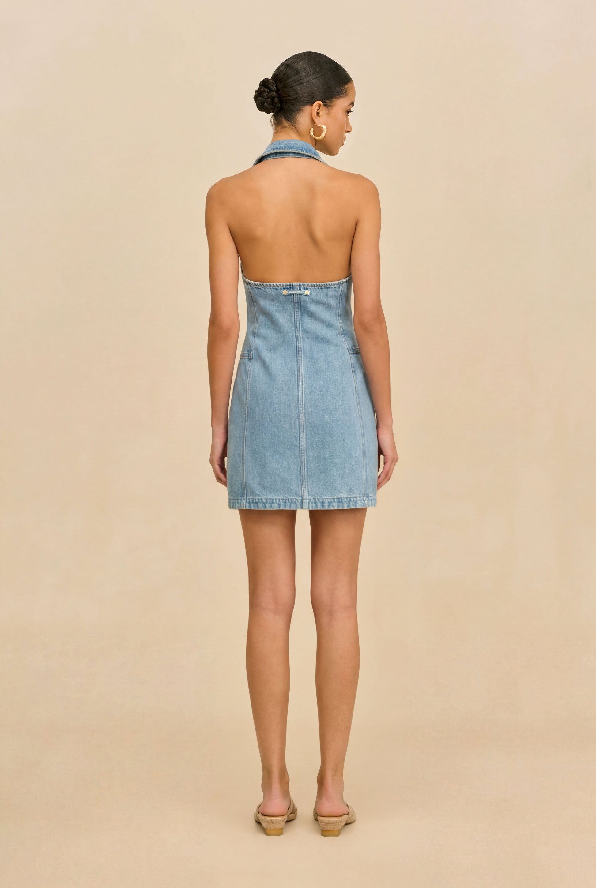 CHARO DENIM DRESS Cult Gaia