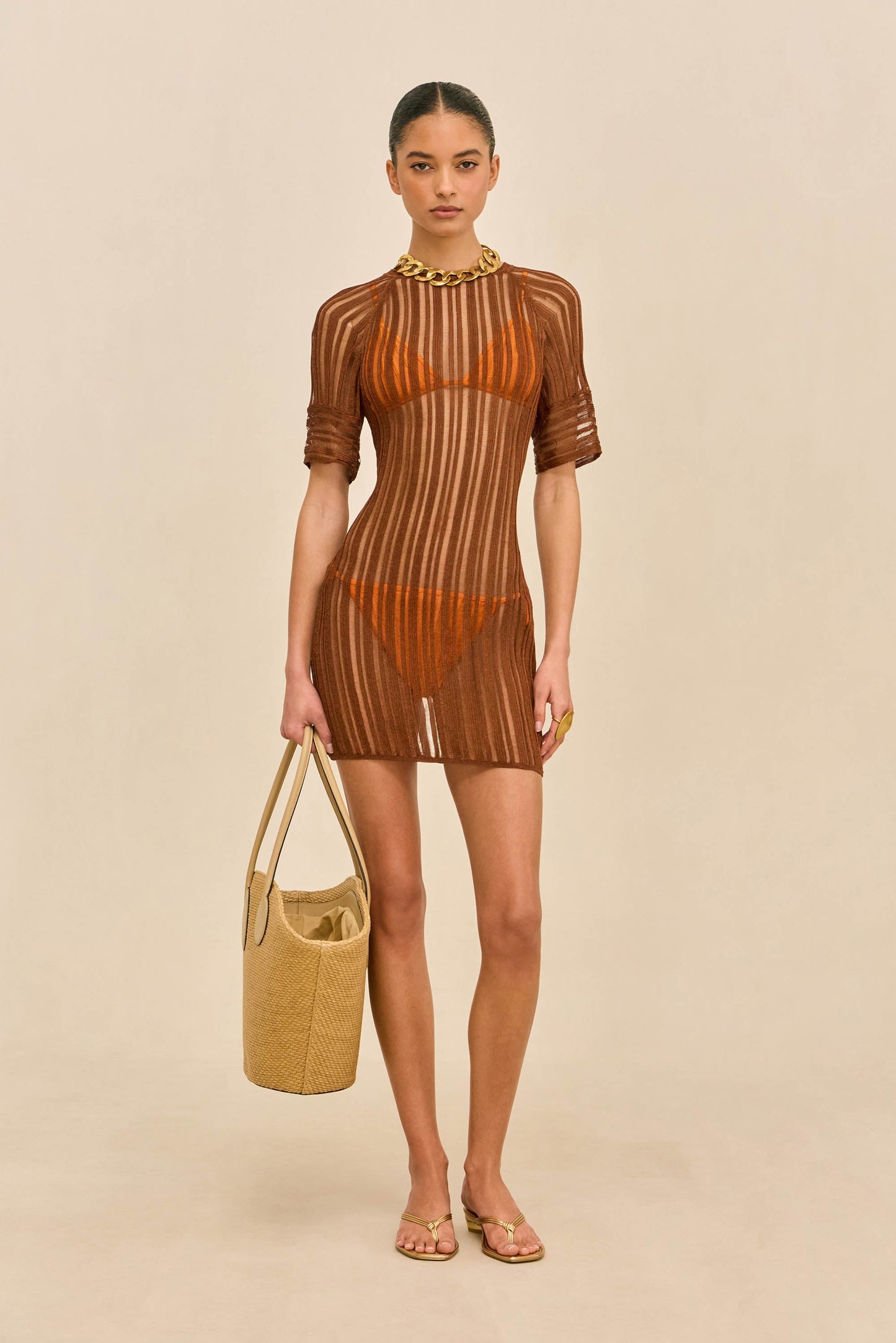 RURU KNIT COVERUP DRESS Cult Gaia