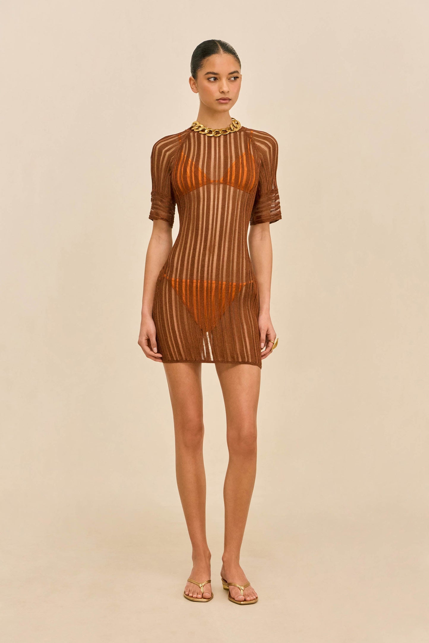 RURU KNIT COVERUP DRESS Cult Gaia