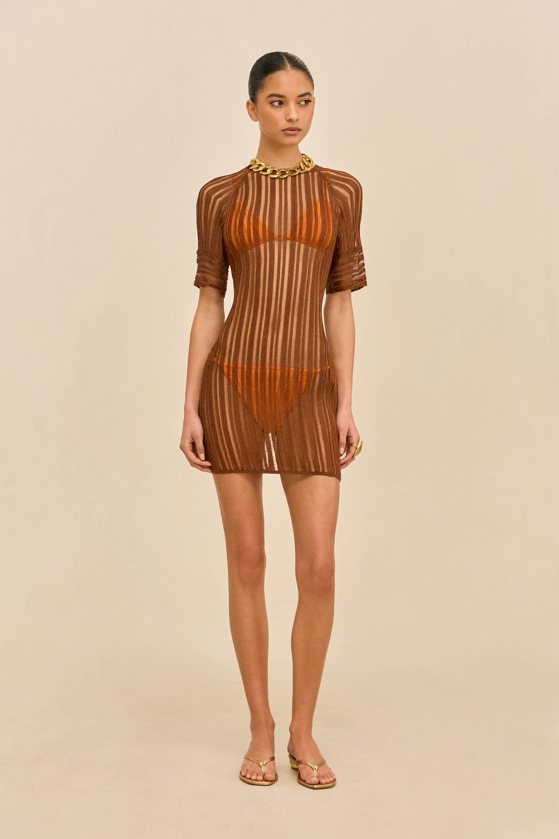 RURU KNIT COVERUP DRESS Cult Gaia