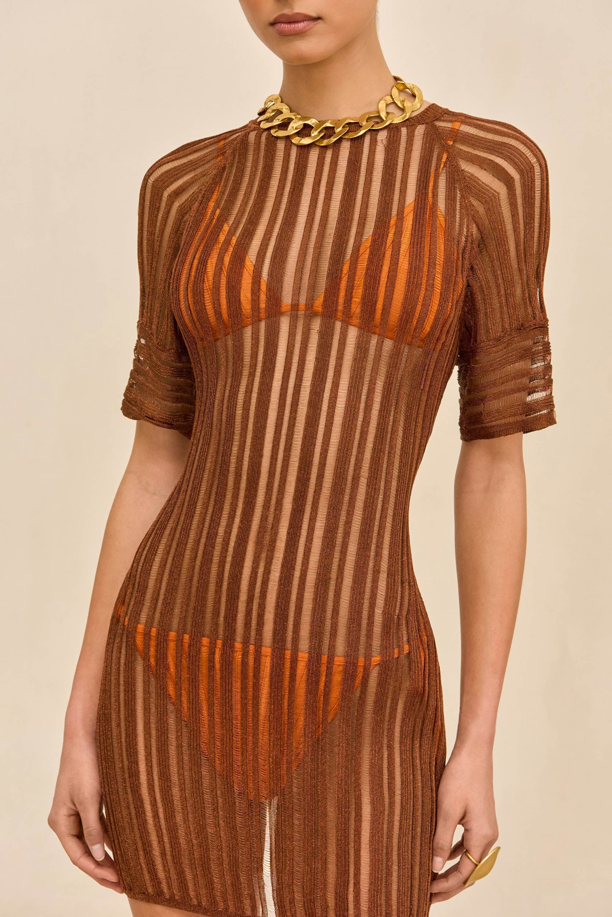RURU KNIT COVERUP DRESS Cult Gaia