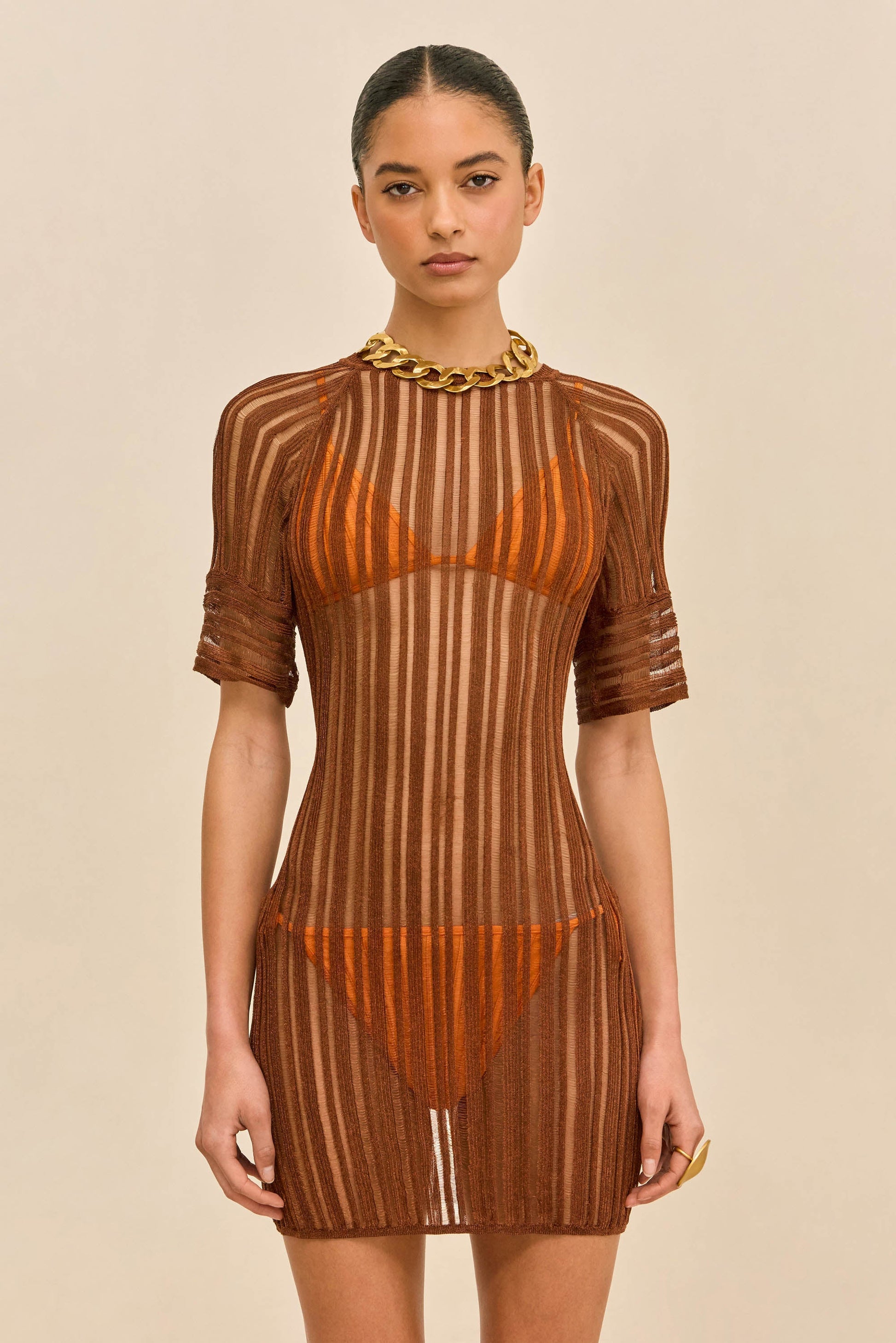 RURU KNIT COVERUP DRESS Cult Gaia
