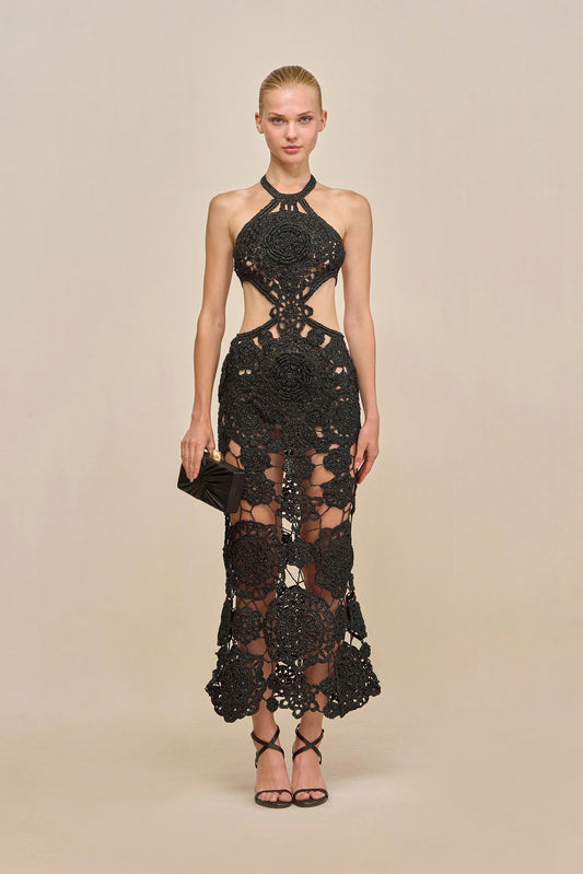 ACCALIA CROCHET GOWN Cult Gaia