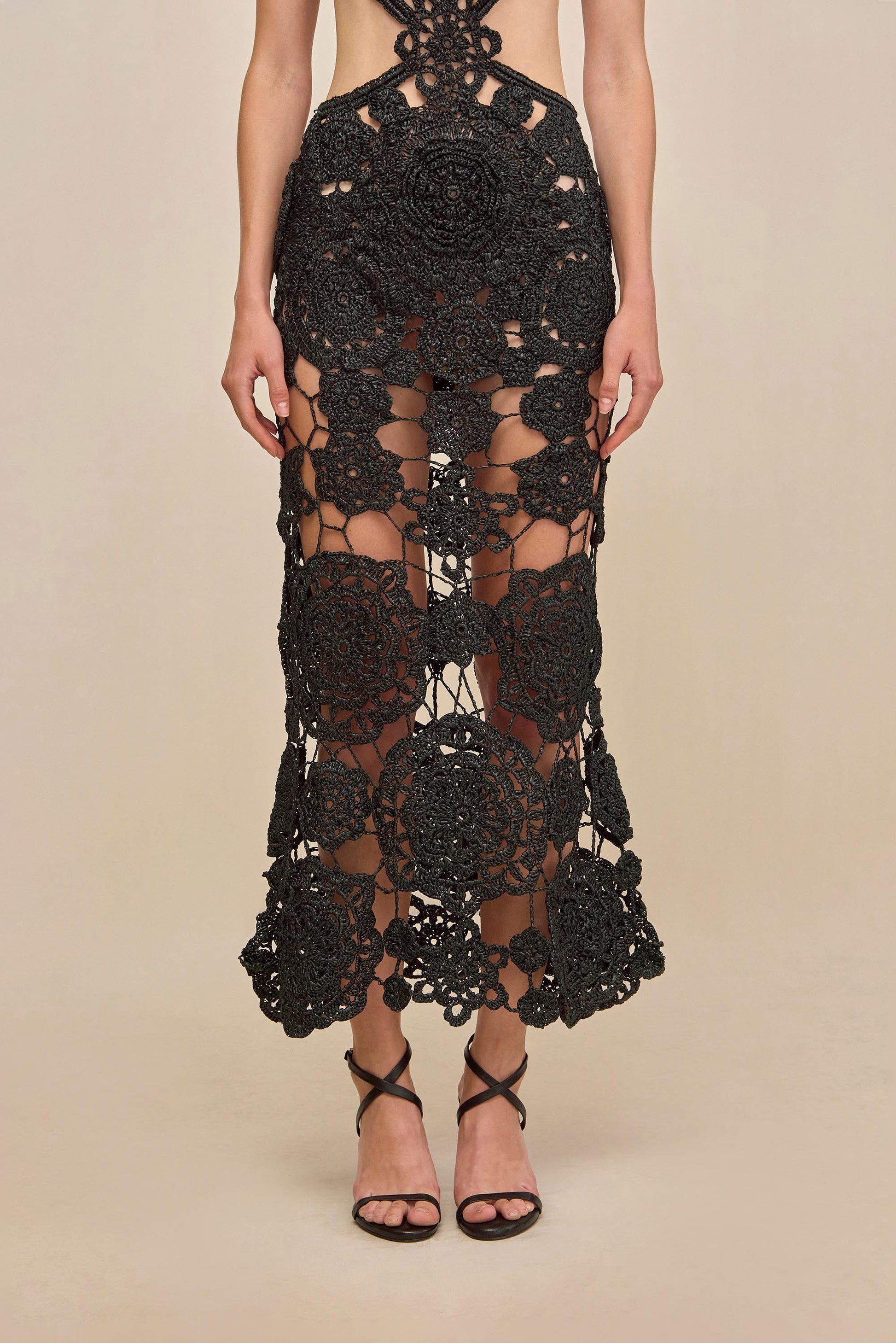 ACCALIA CROCHET GOWN Cult Gaia