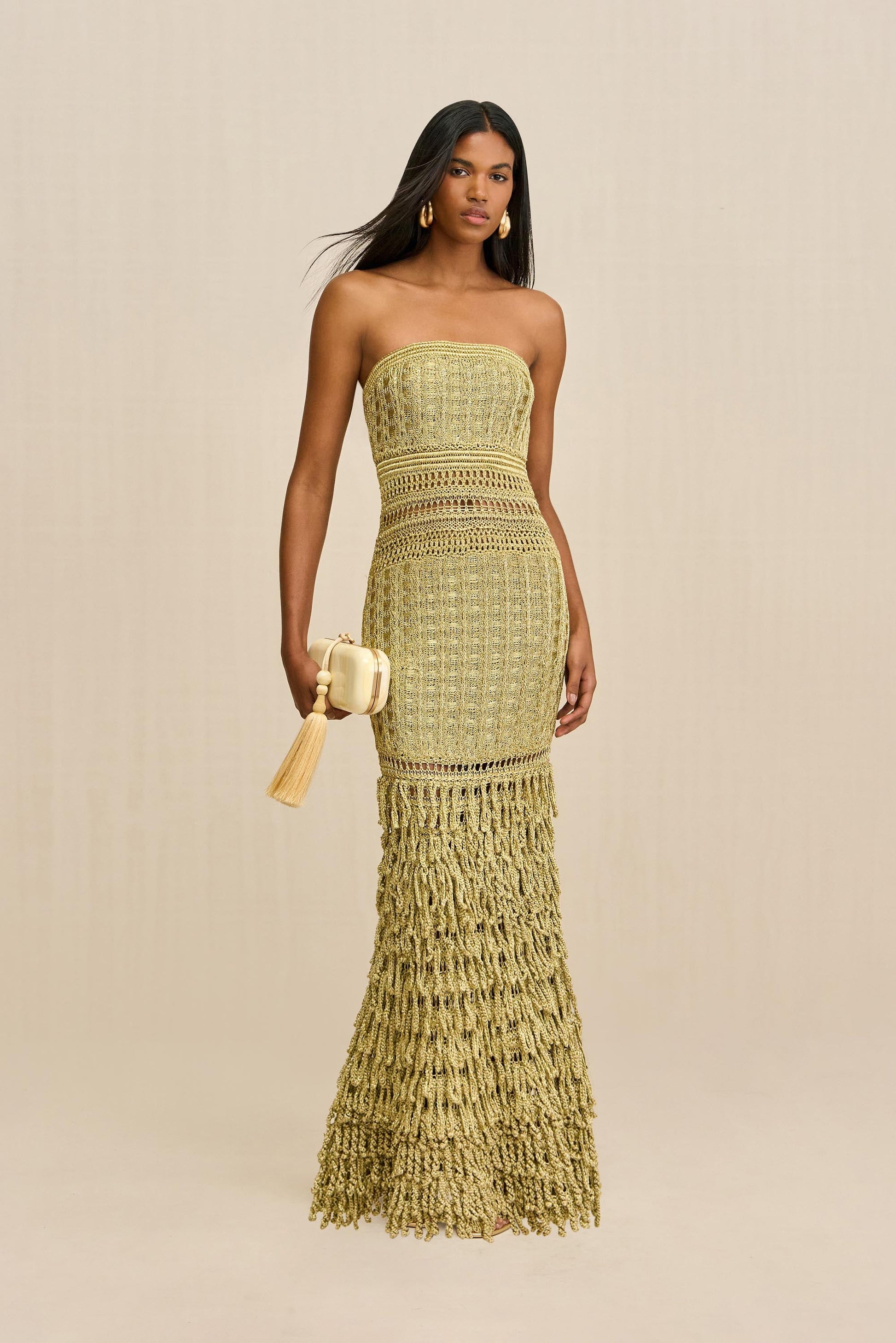 MORGAN CROCHET GOWN Cult Gaia
