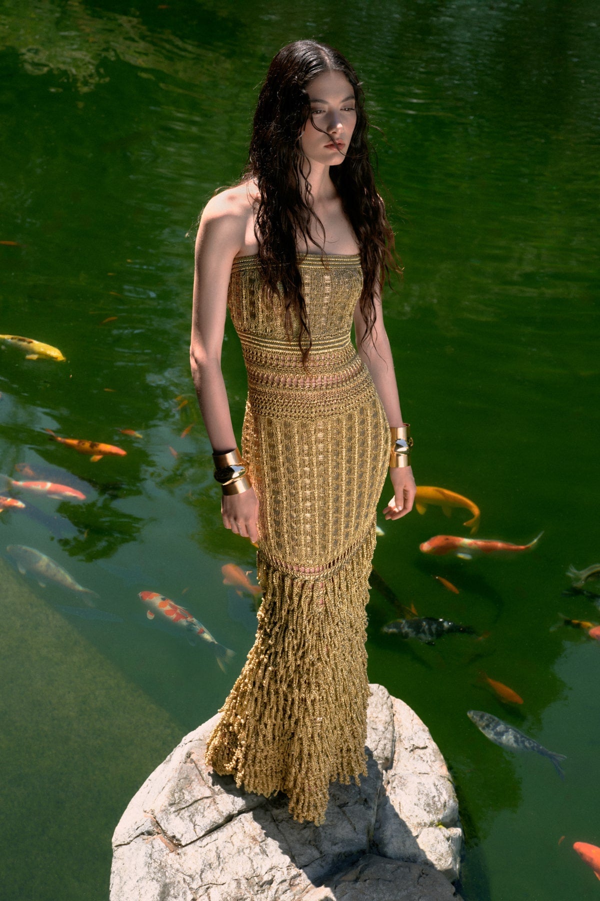 MORGAN CROCHET GOWN Cult Gaia