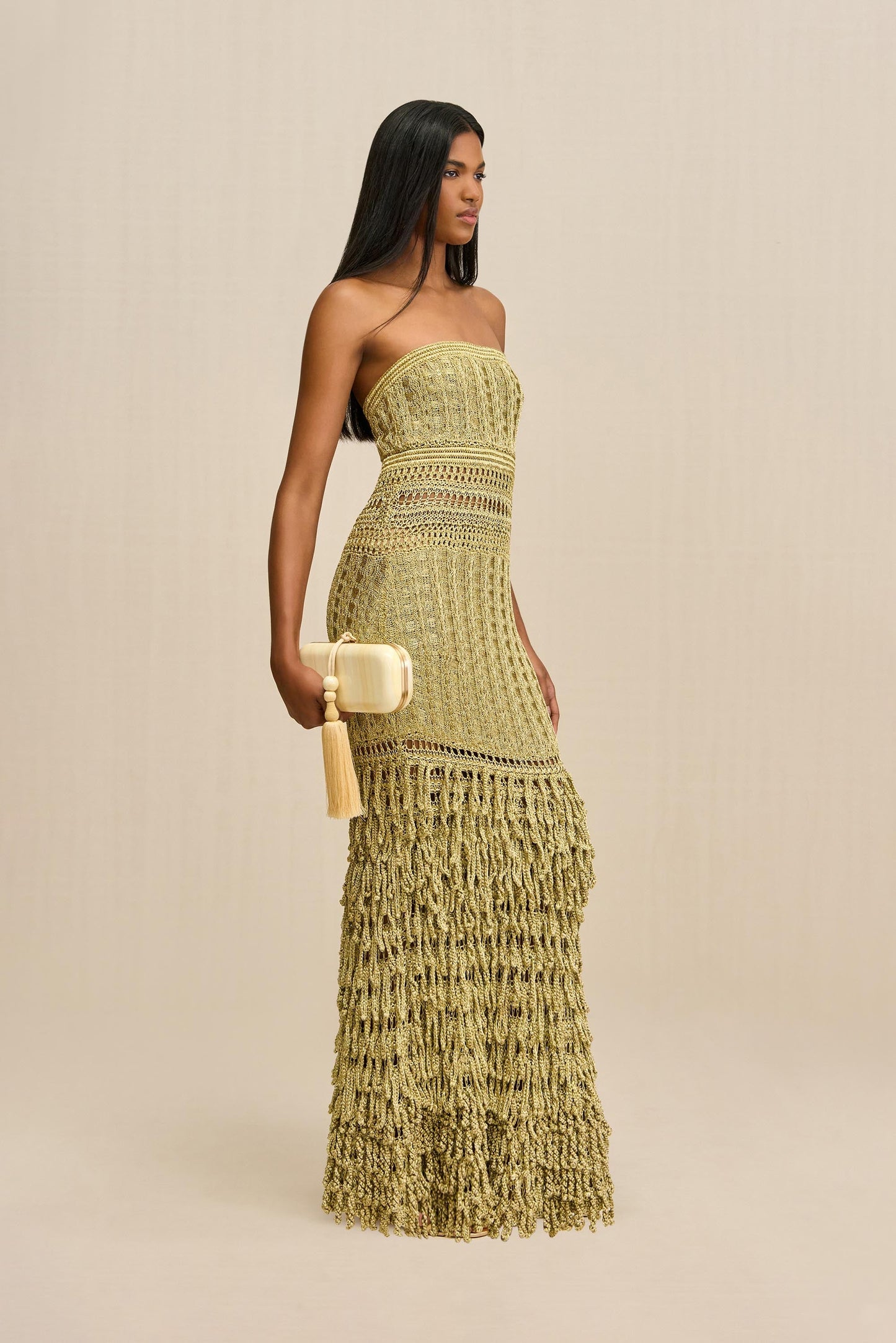 MORGAN CROCHET GOWN Cult Gaia