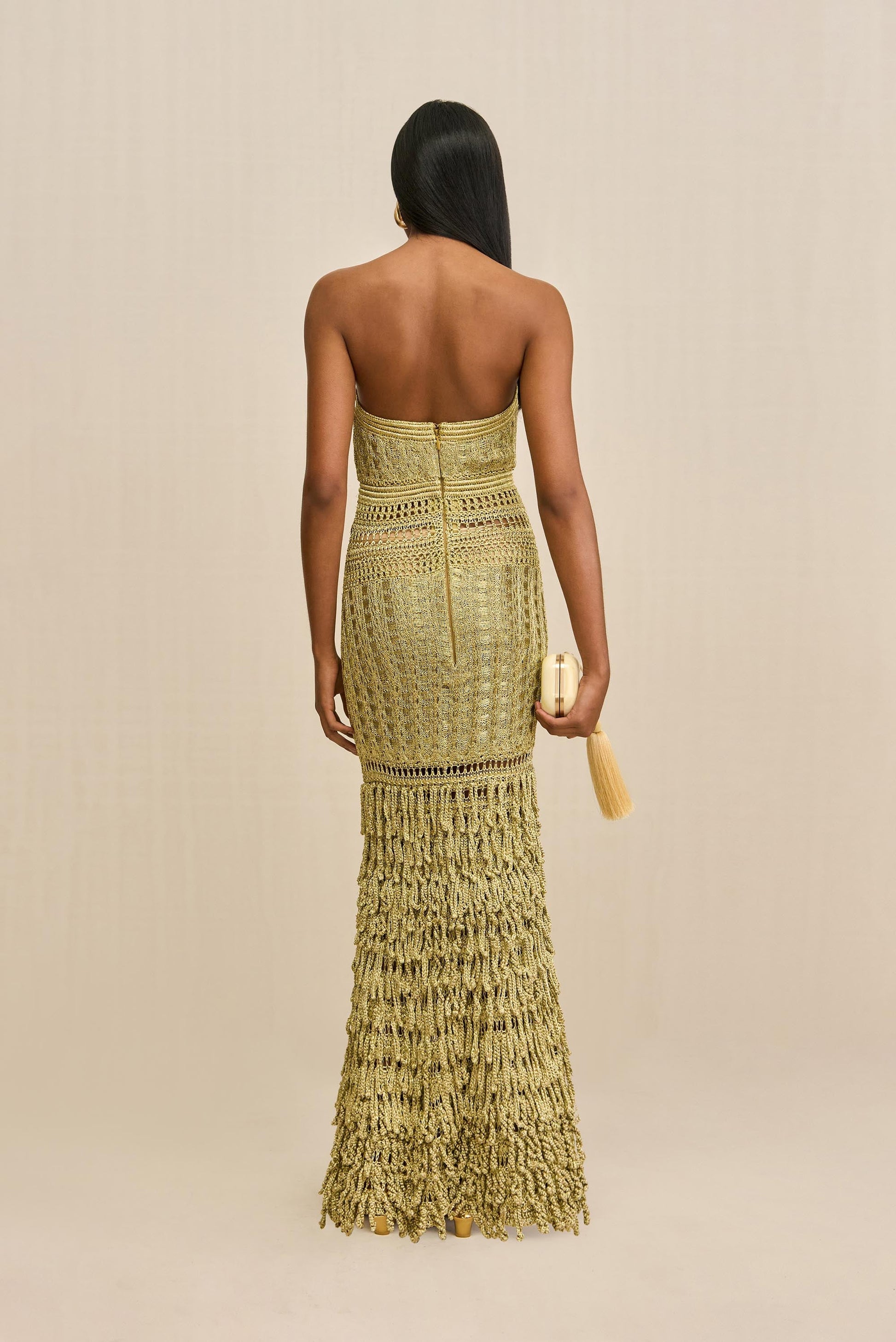 MORGAN CROCHET GOWN Cult Gaia
