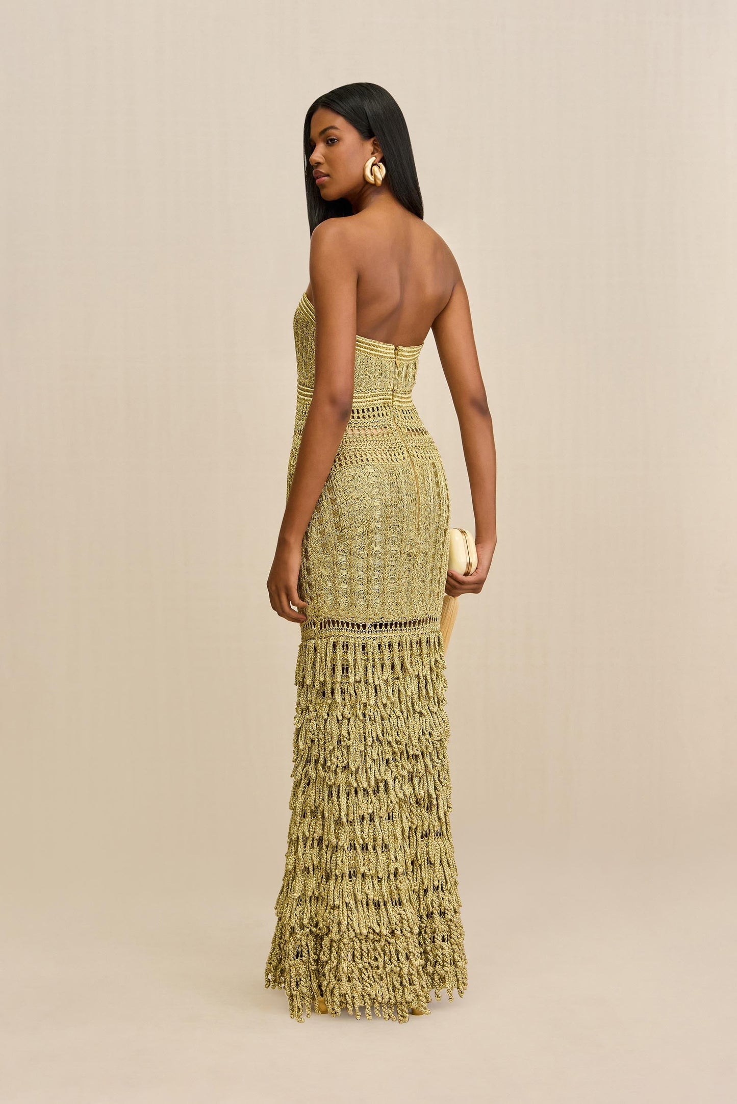 MORGAN CROCHET GOWN Cult Gaia