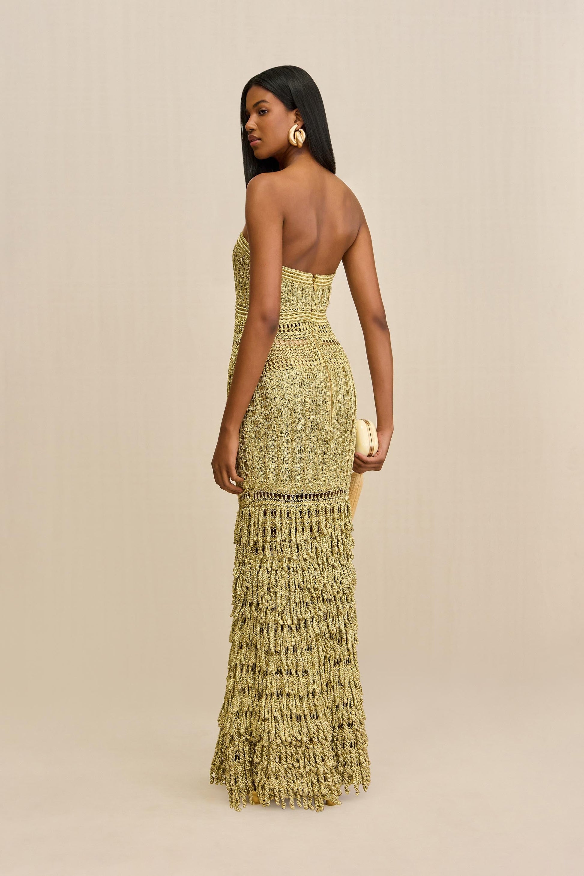 MORGAN CROCHET GOWN Cult Gaia