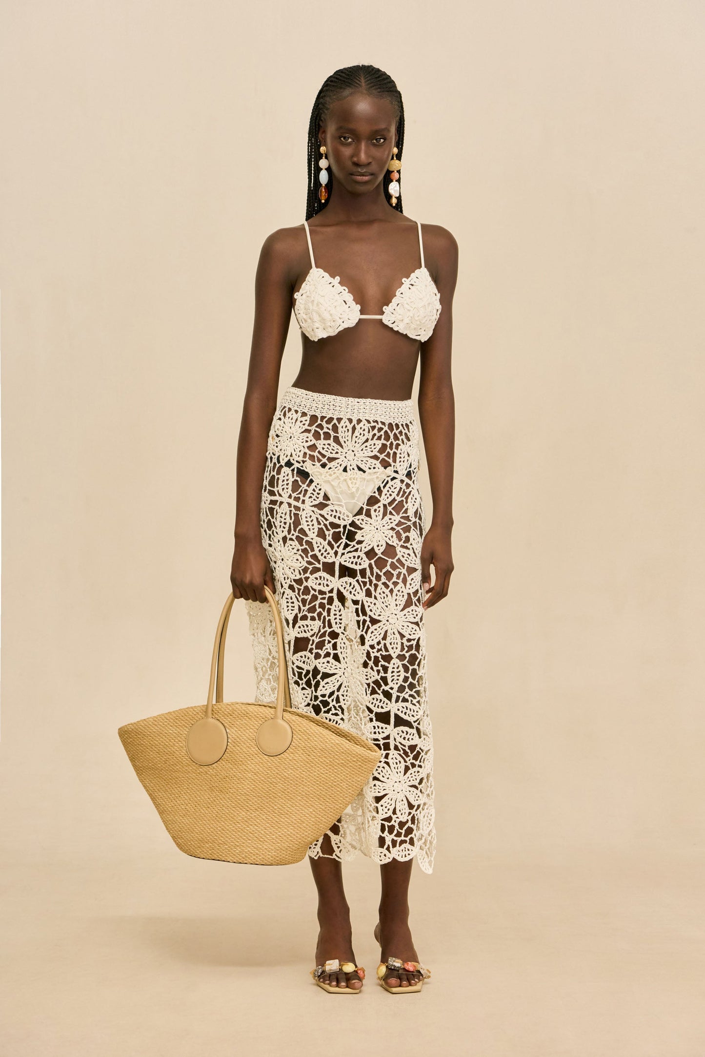 AMINA CROCHET SKIRT Cult Gaia
