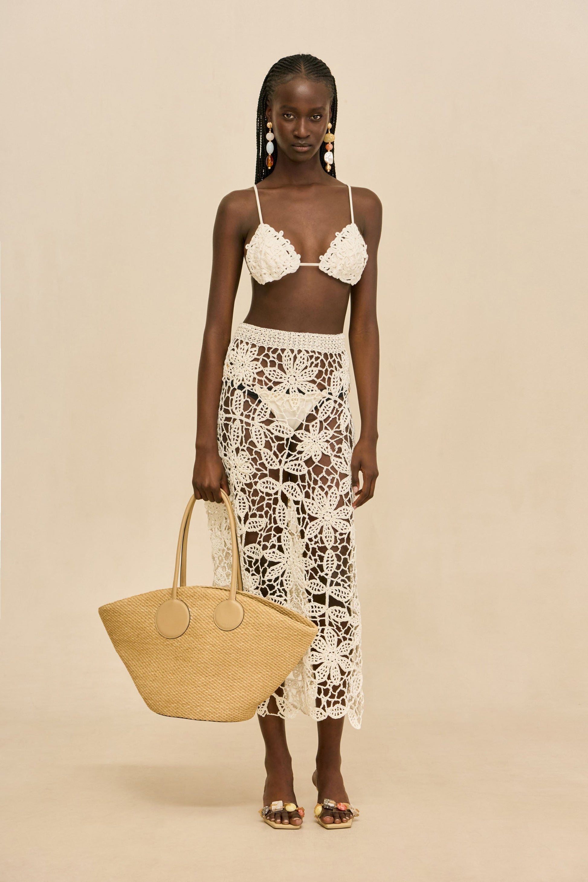 AMINA CROCHET SKIRT Cult Gaia