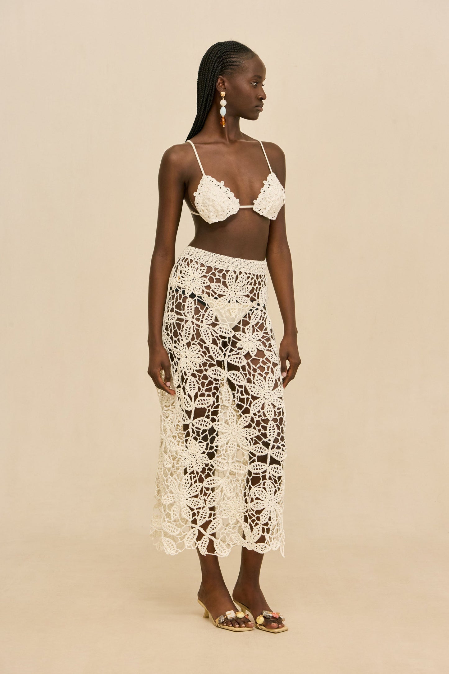 AMINA CROCHET SKIRT Cult Gaia