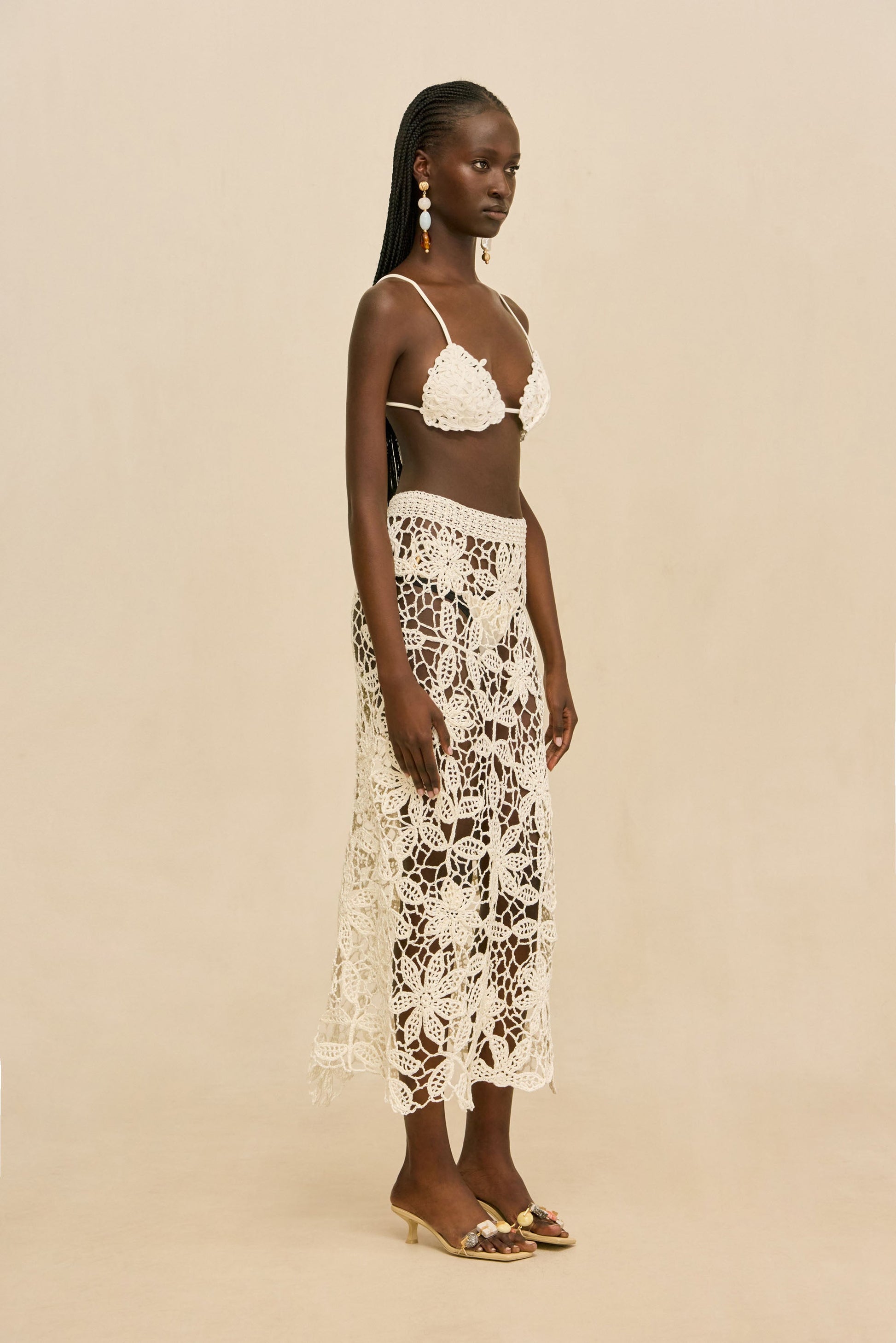 AMINA CROCHET SKIRT Cult Gaia