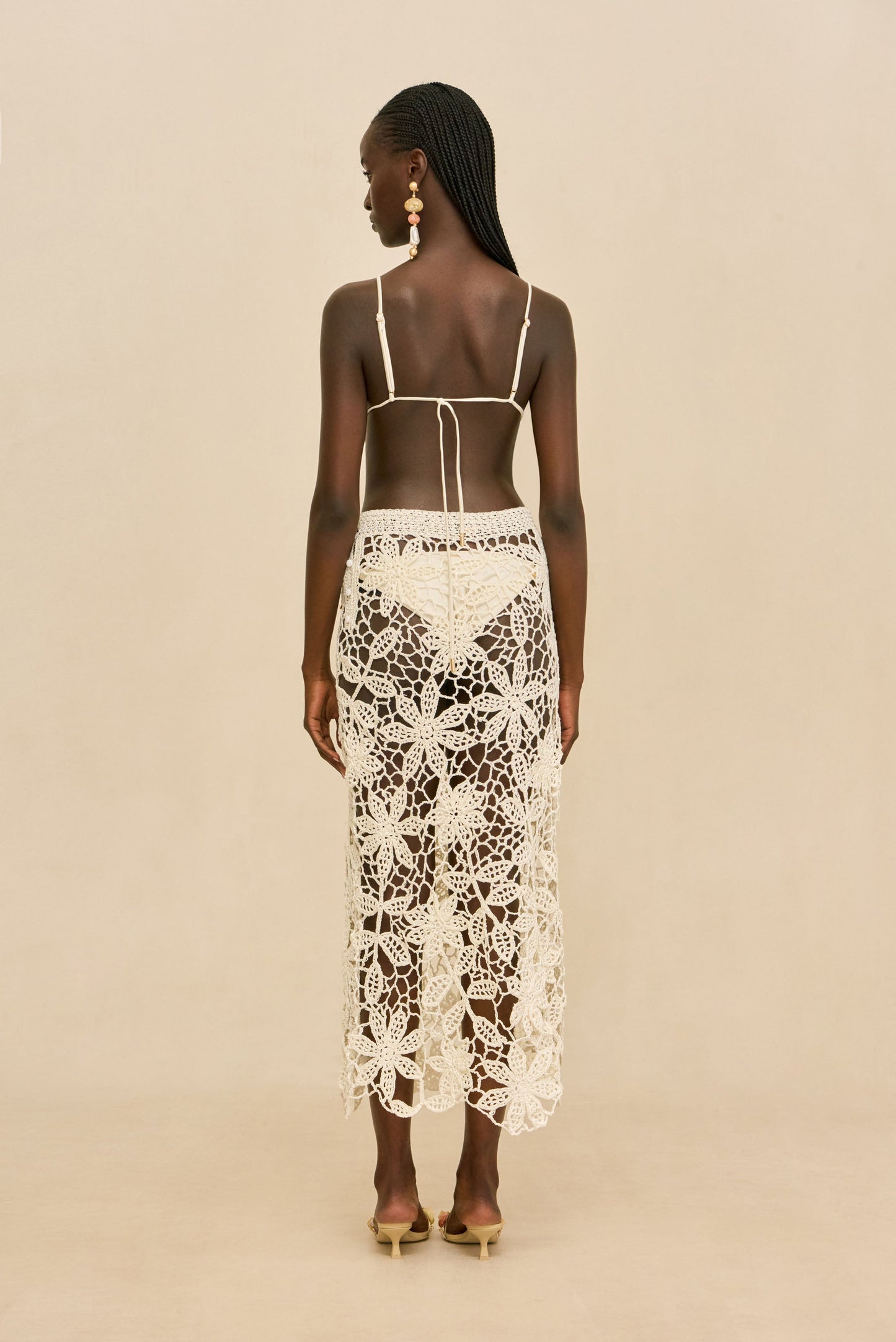 AMINA CROCHET SKIRT Cult Gaia
