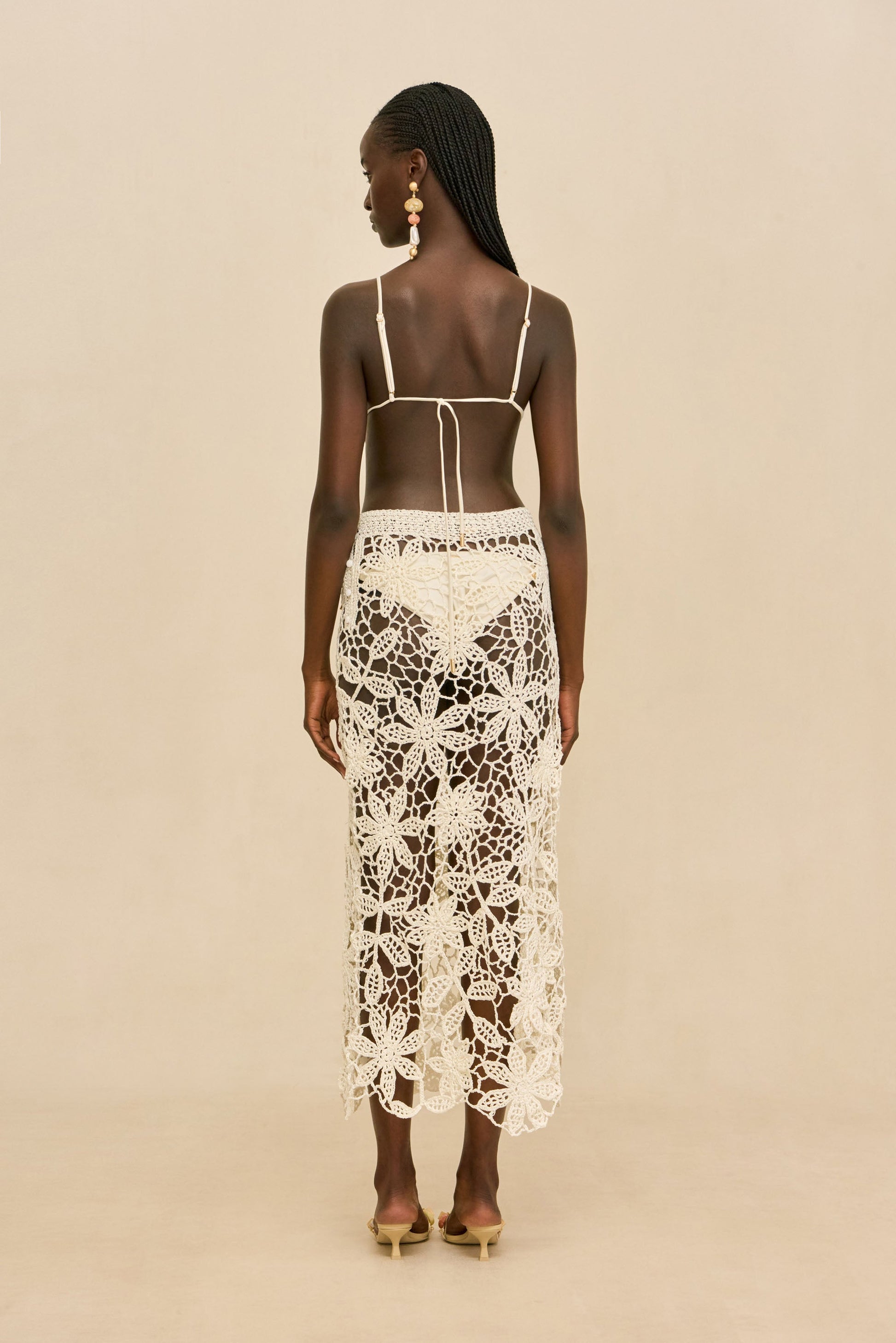 AMINA CROCHET SKIRT Cult Gaia
