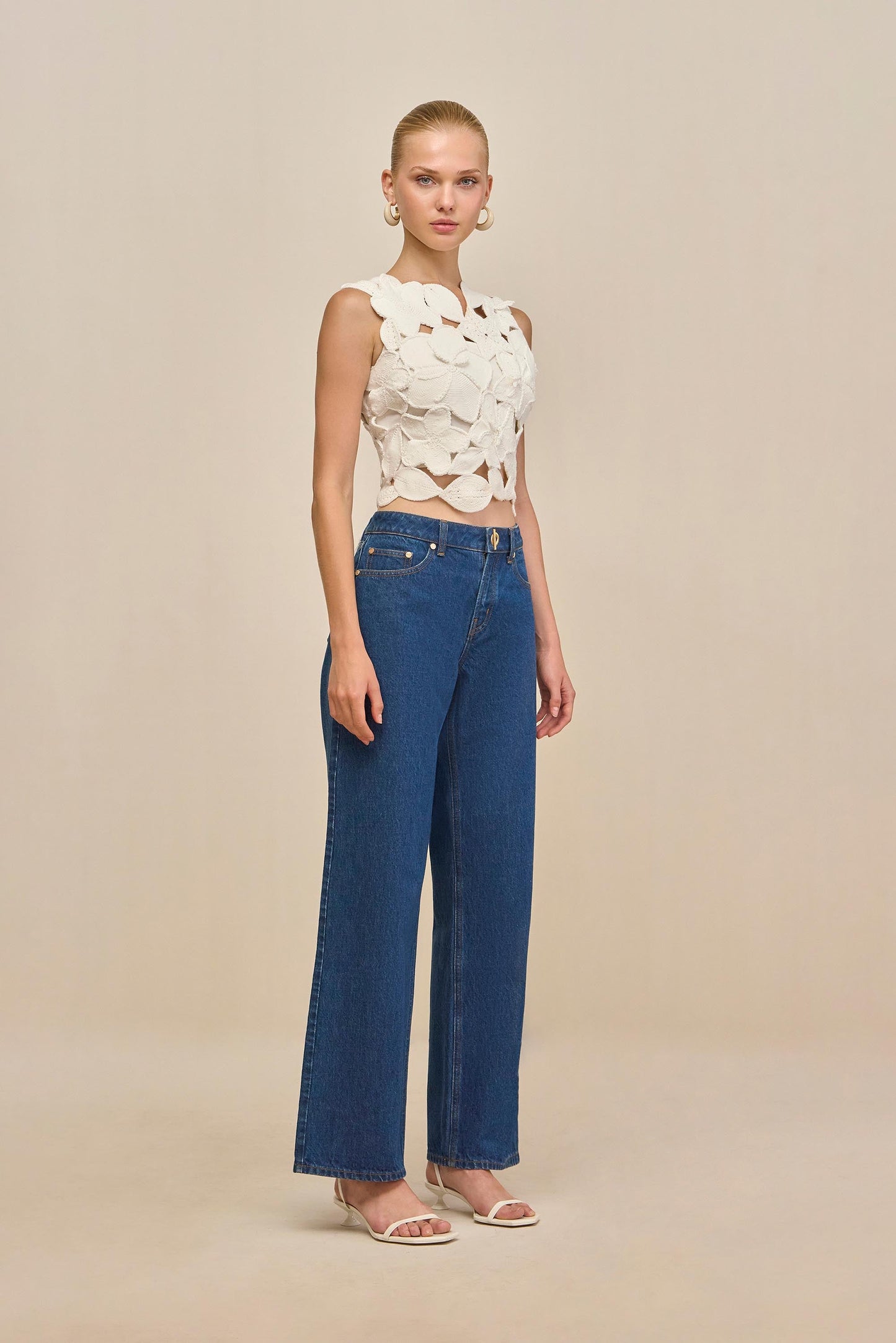 HARRINGTON CROCHET TOP Cult Gaia
