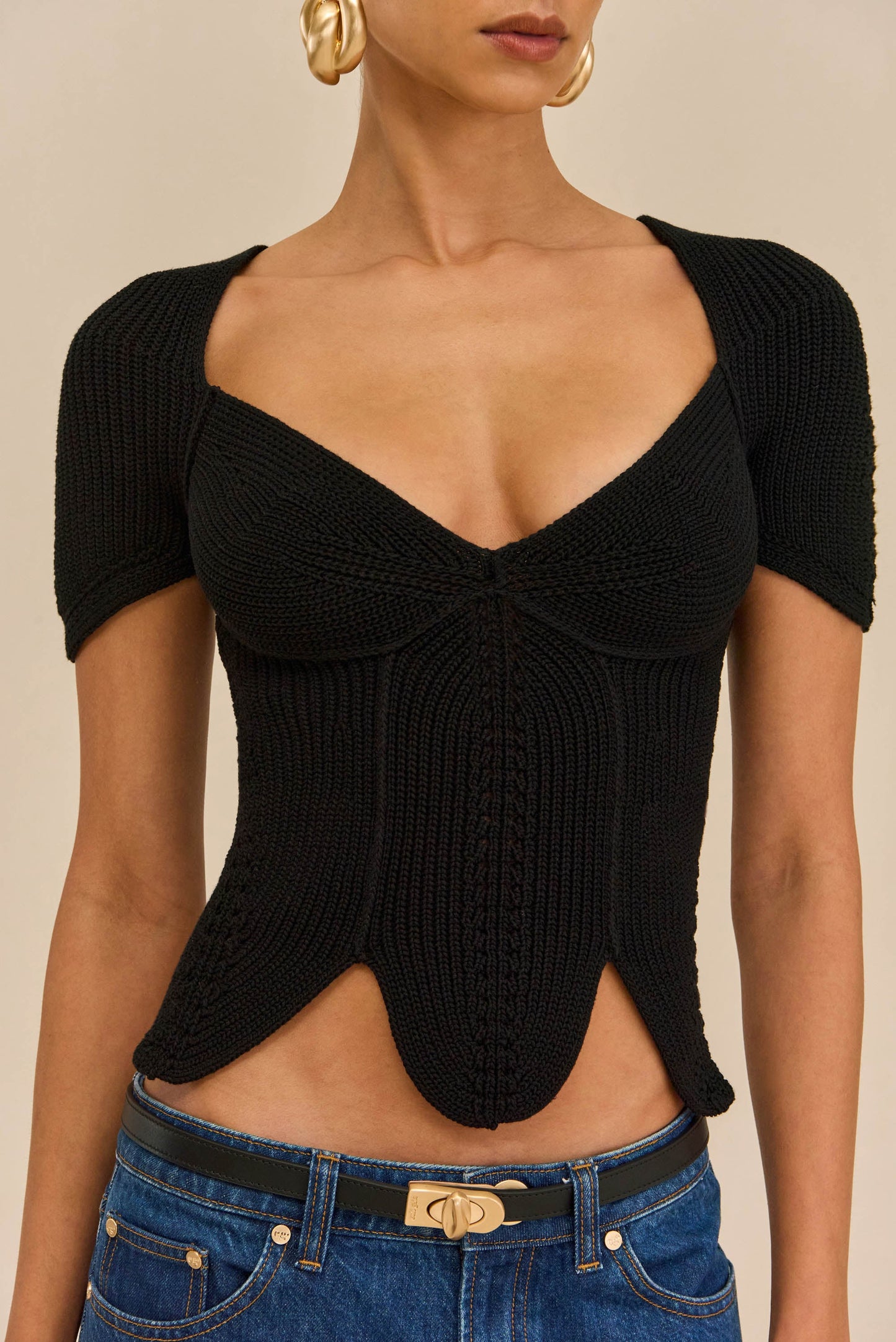 ELIZA KNIT TOP Cult Gaia