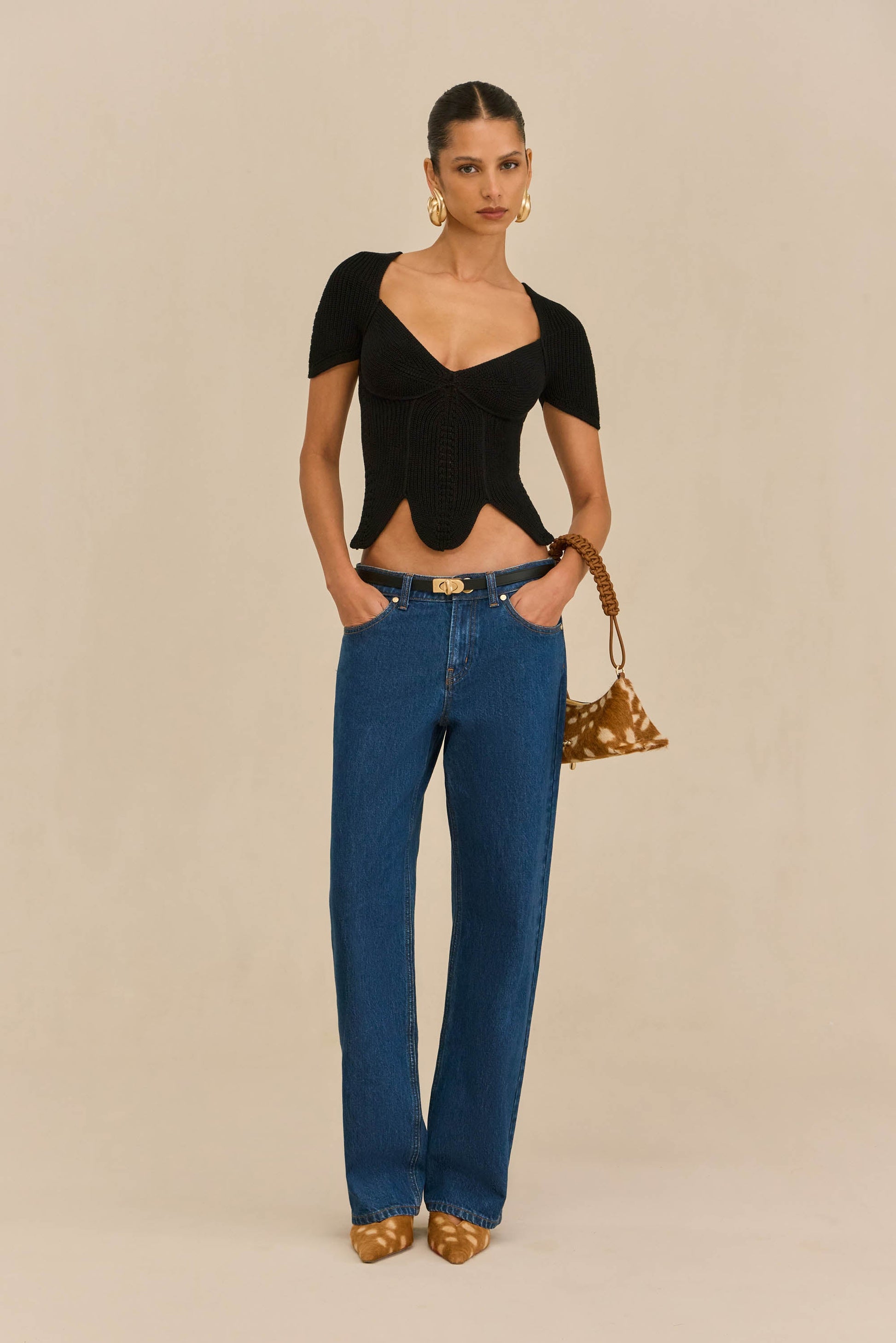 ELIZA KNIT TOP Cult Gaia