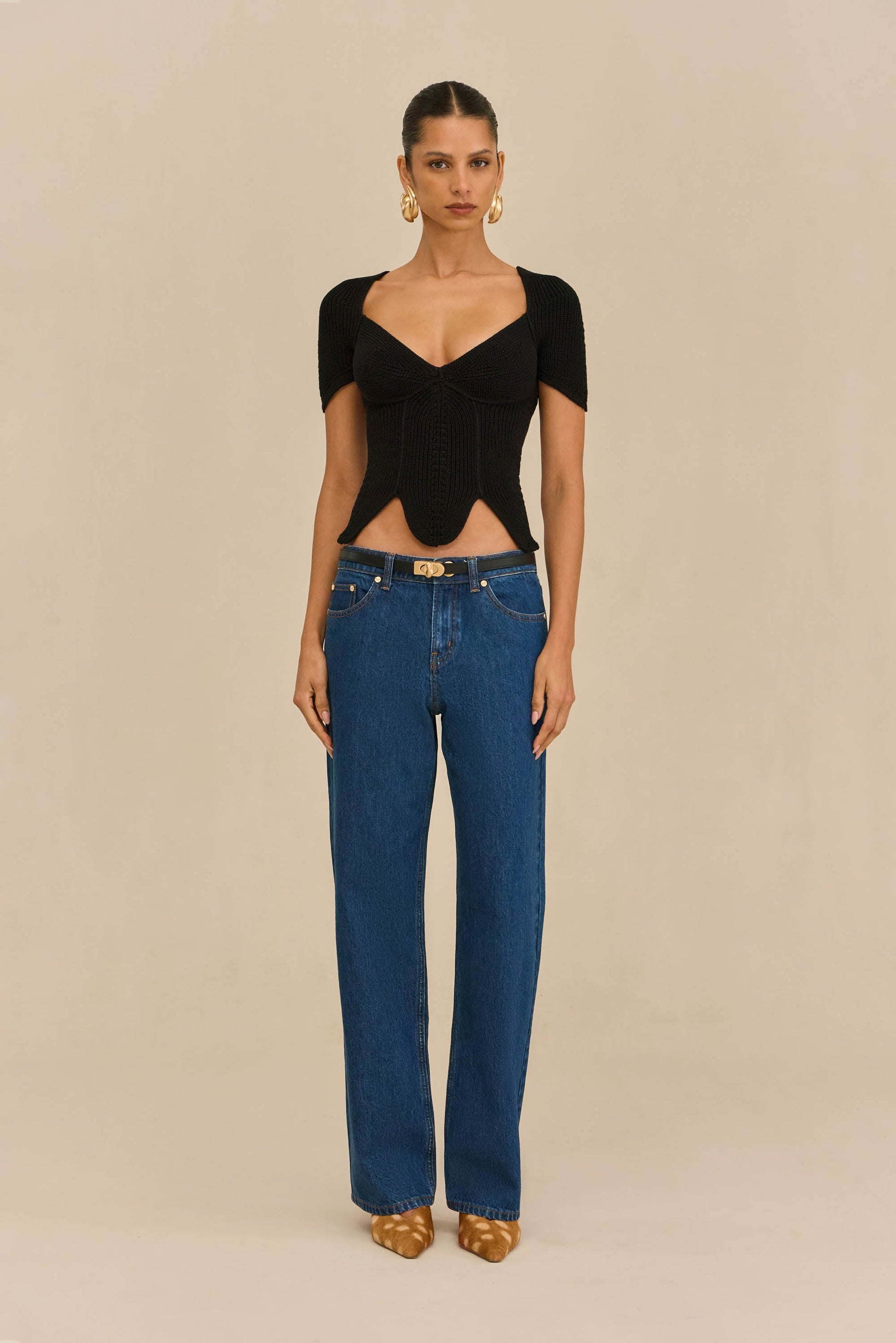 ELIZA KNIT TOP Cult Gaia