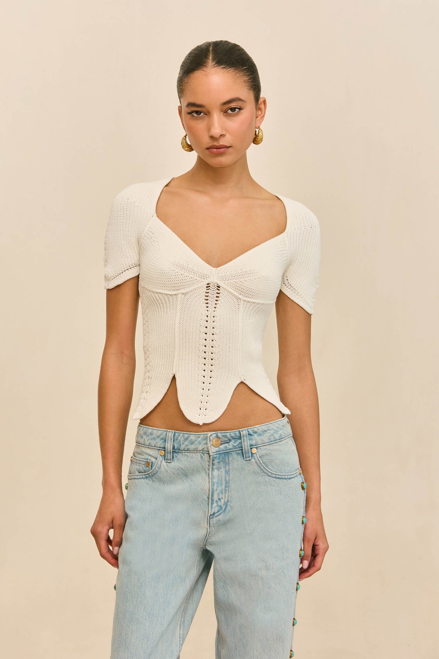 ELIZA KNIT TOP Cult Gaia
