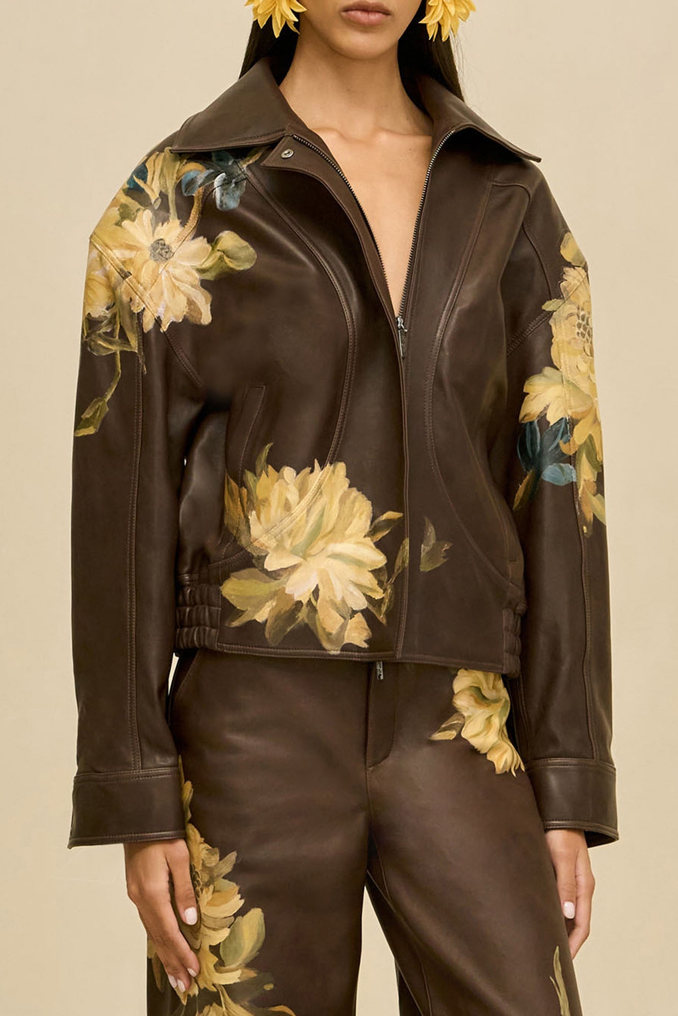 MATTHIEU LEATHER JACKET Cult Gaia