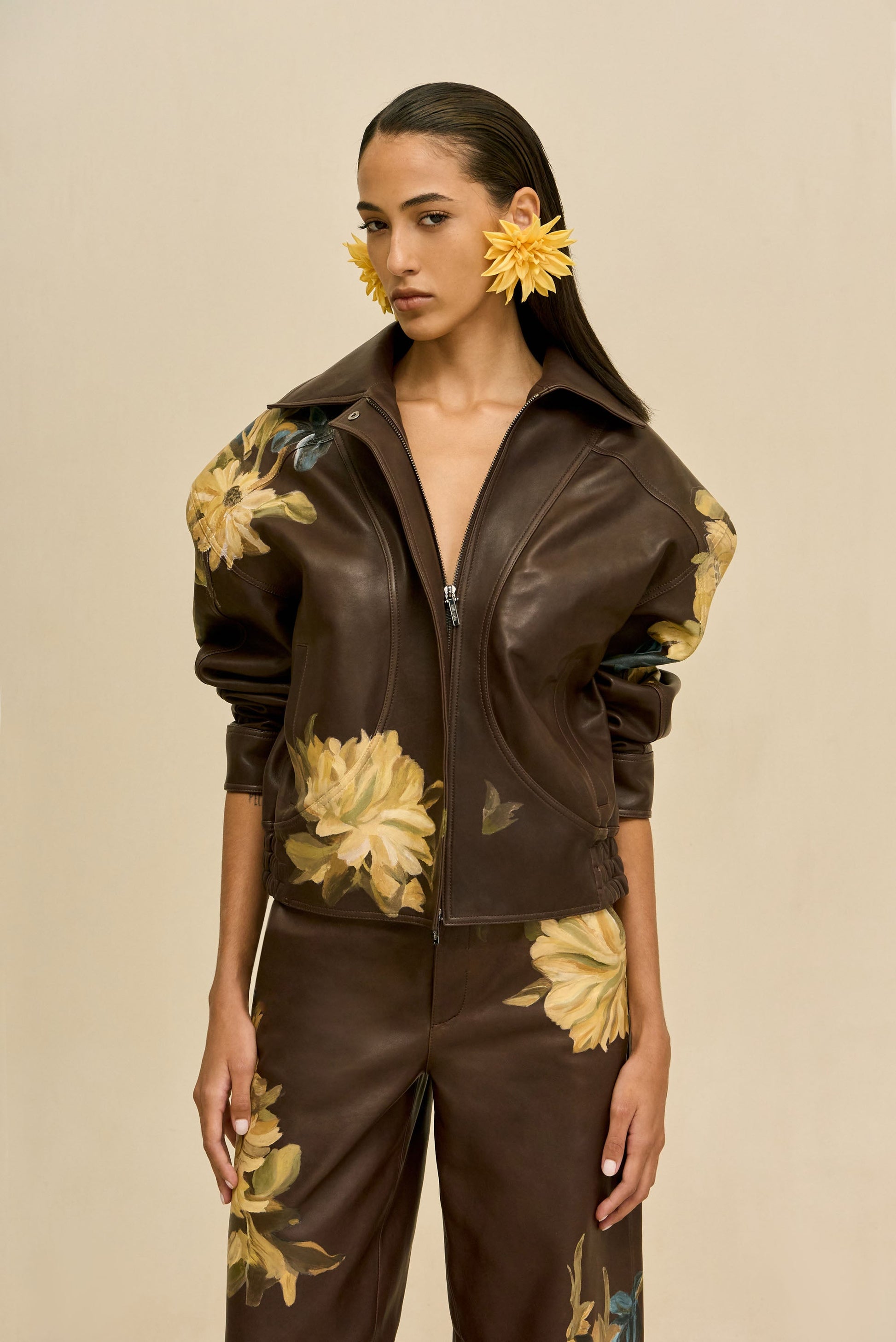 MATTHIEU LEATHER JACKET Cult Gaia