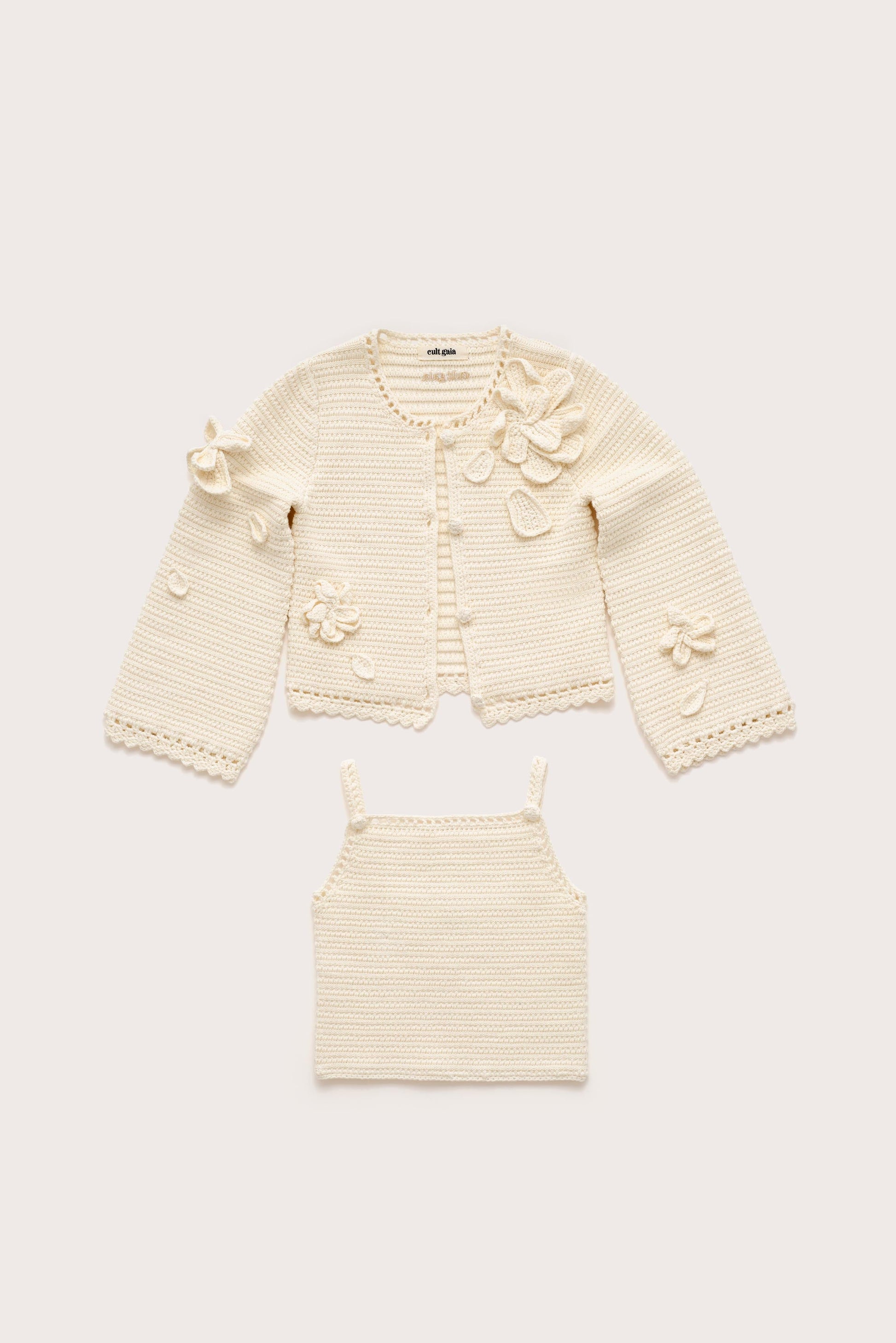 KIDS DAHLIE CARDIGAN SET Cult Gaia