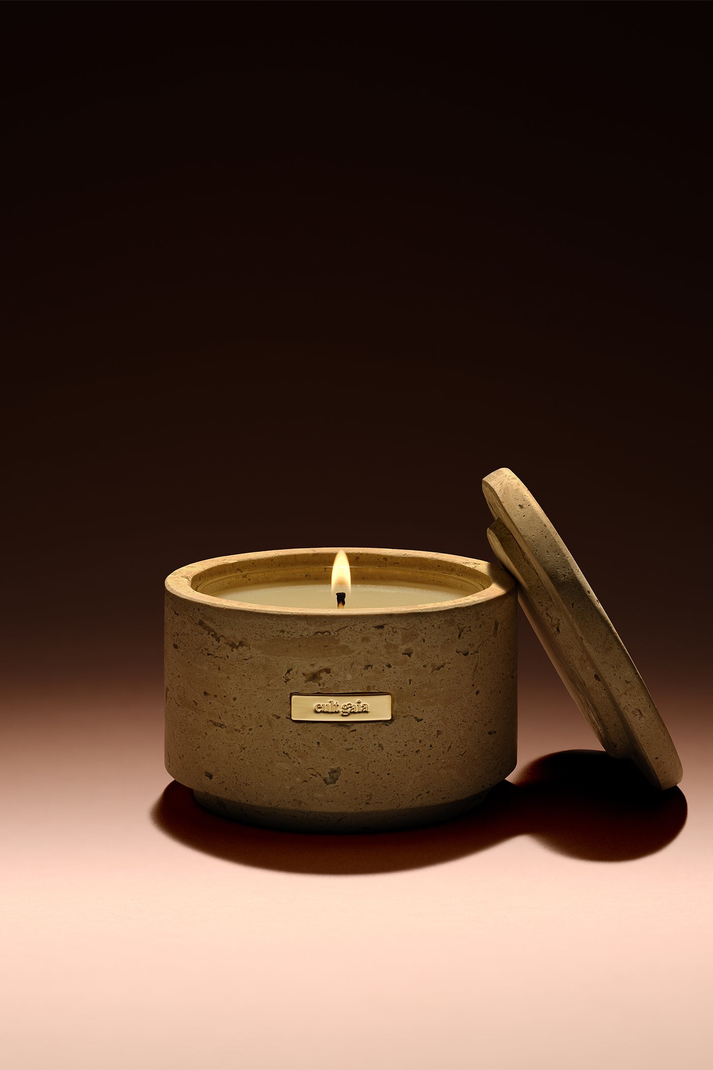 TRAVERTINE VESSEL & CANDLE
    
    
    
      – CULT GAIA Cult Gaia
